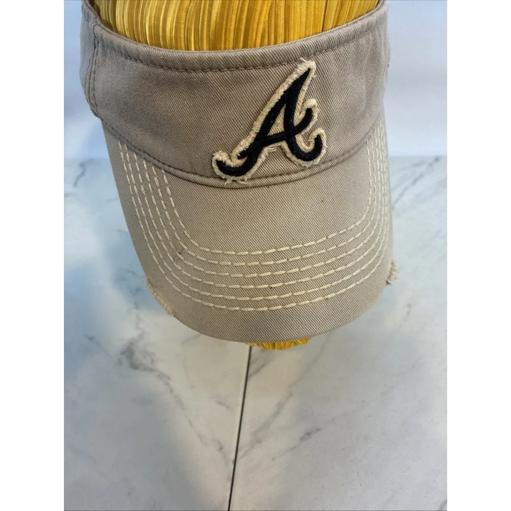47 Brand‎ Atlanta Braves SnapBack Adjustable Visor Gray/Black